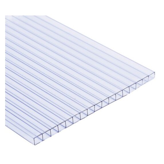Plaque polycarbonate alvéolaire PCMW ONDULINE Longueur 2 m. Ep. 4 mm.