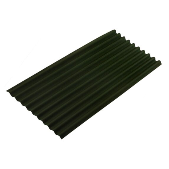 PLAQUE ONDULEE BITUMEE VERT - ONDULINE ONDUTOIT - pour couverture et bardage de cabanes, abris de jardin et garages - ONDULINE