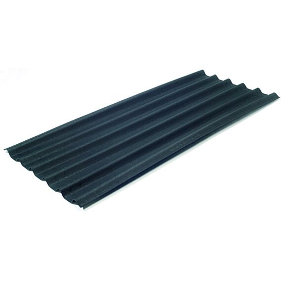 Plaque ondulée bitumée Easyfix 0,81x2m Noir intense - ONDULINE