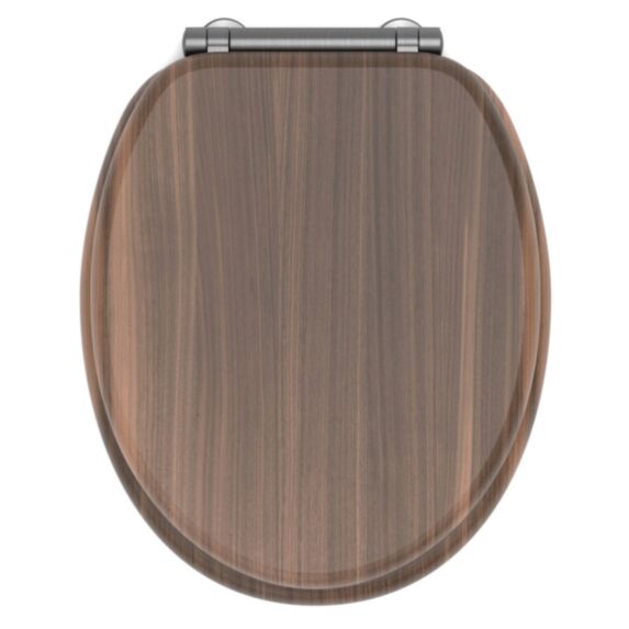 Abattant WC Frein de chute Walnut Noyer MDF FSC - GELCO DESIGN