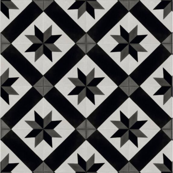 Revêtement de sol vinyle Booster 4M Cordoba Black & White  - GERFLOR (vendu au m²)