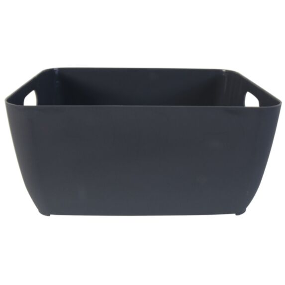 Panier Korb Polypropylène 20x15x9cm Gris foncé - SPIRELLA