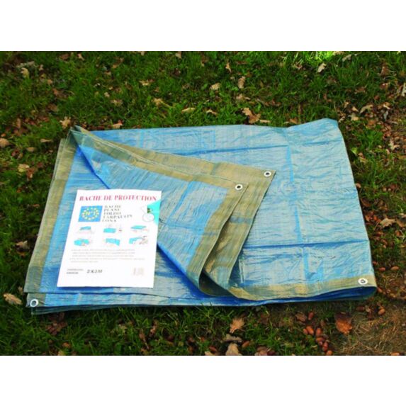 Bâche de protection Eco 2x3m bleu royal