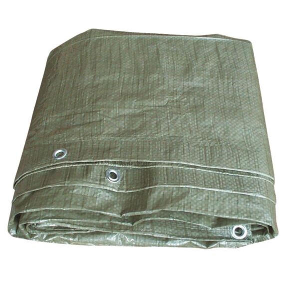 Bâche de protection Bois de chauffage 2x8m verte