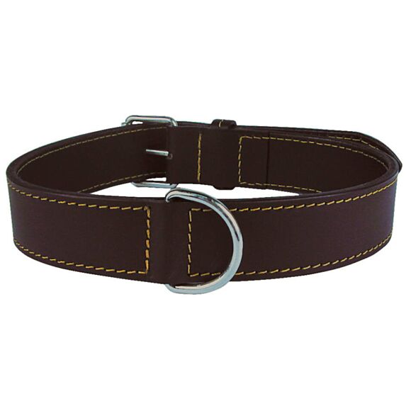 Collier Cuir Double Chien 70cm Marron - ZOLUX