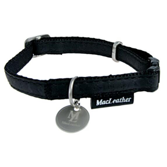 COLLIER REGL MC LEATHER NOIR 10MM