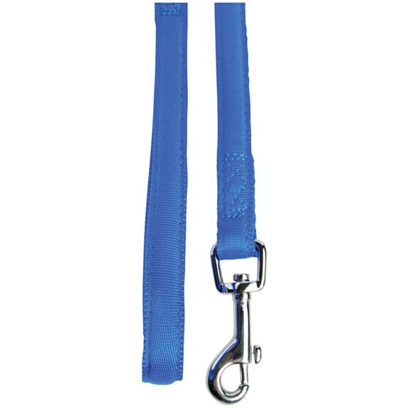 LAISSE CUSHION BLEU NYLON 25MM/1.2M