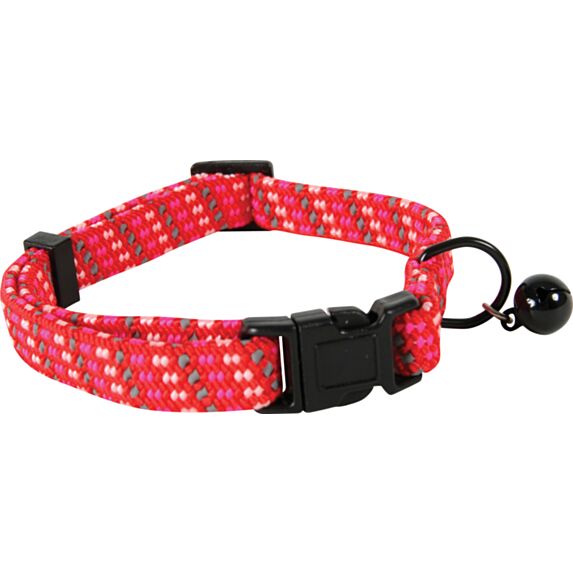 COLLIER CHAT ELASTIQUE REFLECHISSANT 10MM