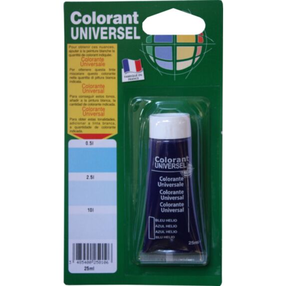 Colorant universel pour peinture bleu hélio 25ml