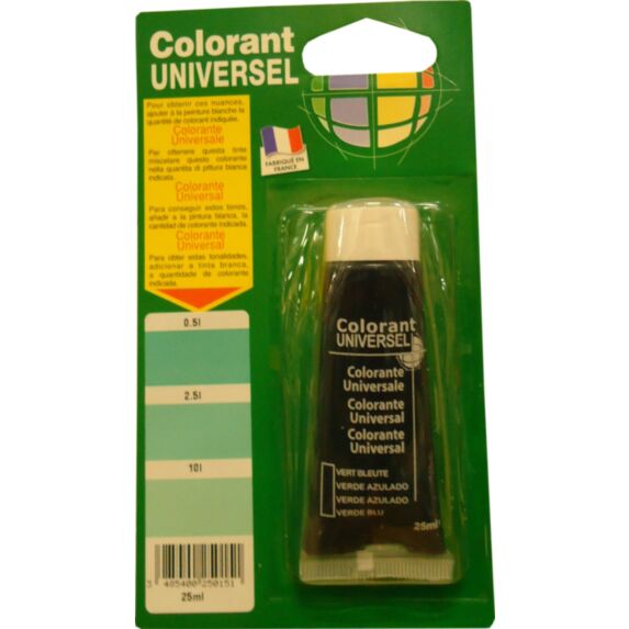 Colorant universel pour peinture vert bleuté 25ml