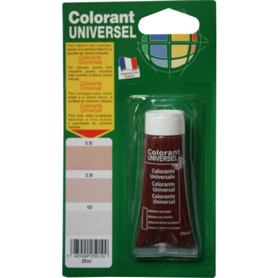 Colorant universel pour peinture sienne calcinée 25ml