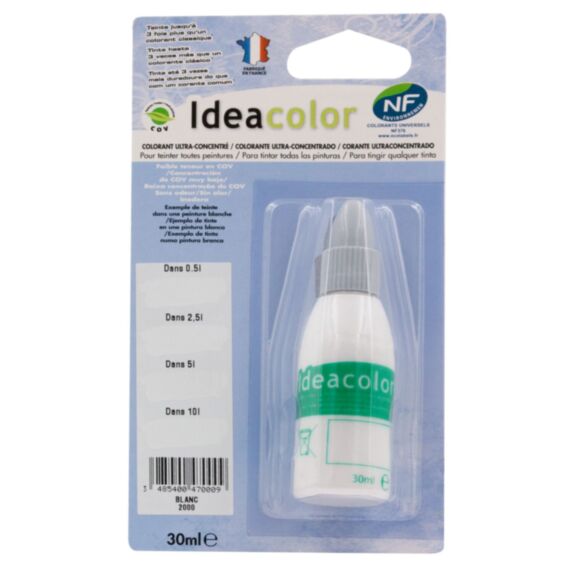 Colorant Ideacolor blanc 30ml - IDEACOLOR