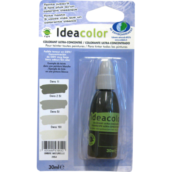 Colorant universel pour peinture coloris rouge 30 ml - IDEACOLOR