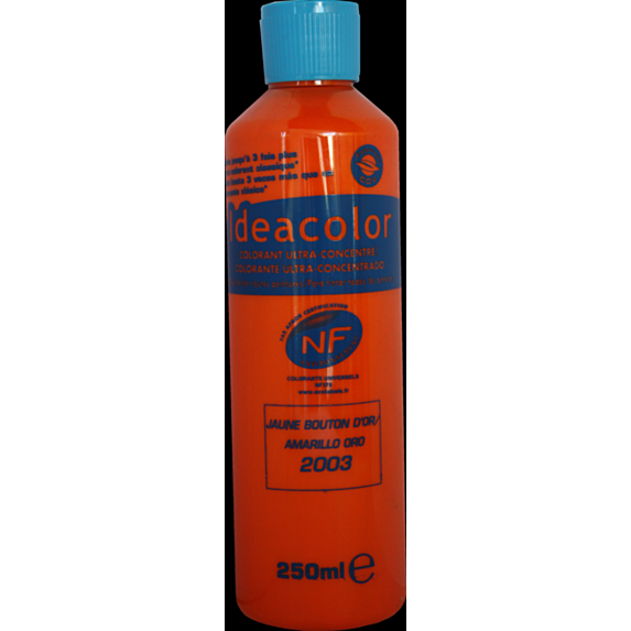 Colorant universel pour peinture jaune bouton d'or 250ml - IDEACOLOR