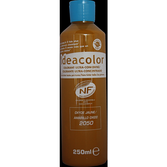 Colorant universel pour peinture oxyde jaune 250ml - IDEACOLOR