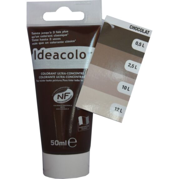 Colorant universel pour peinture chocolat glacé 50ml - IDEACOLOR