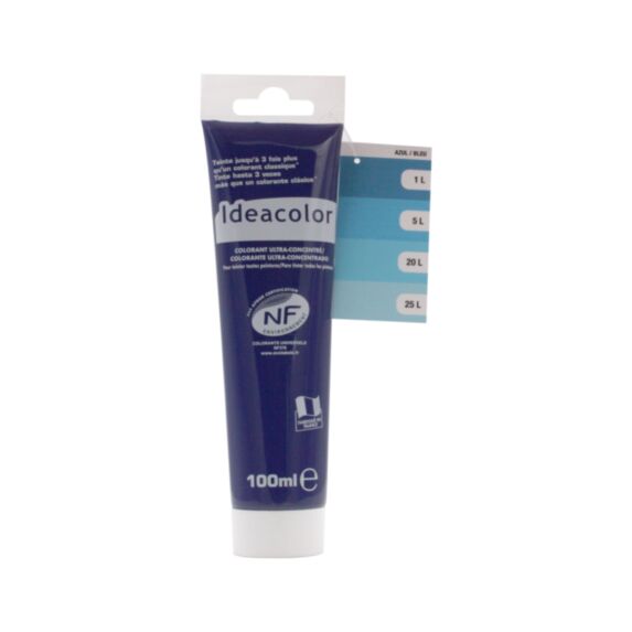 Colorant universel pour peinture bleu 100ml - IDEACOLOR