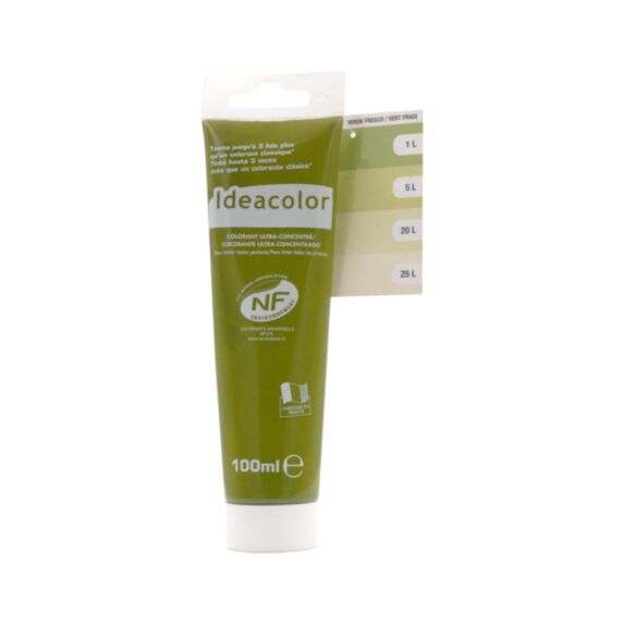 Colorant universel pour peinture vert frais 100ml - IDEACOLOR