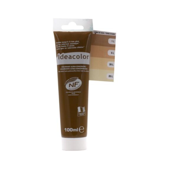 Colorant universel pour peinture terre d'ocre 100ml - IDEACOLOR
