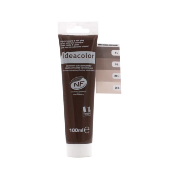 Colorant universel pour peinture ombre calcinée 100ml - IDEACOLOR