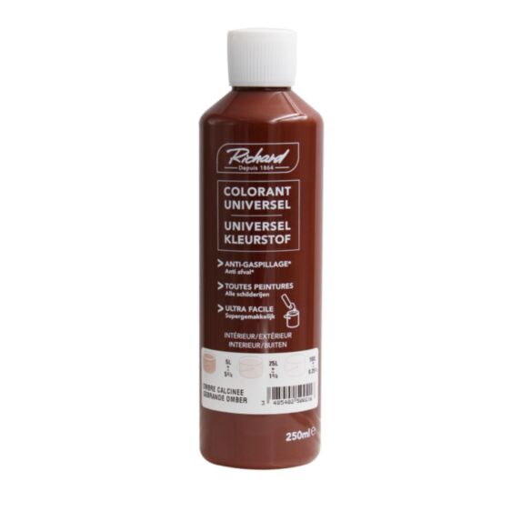 Colorant universel pour peinture ombre calcinée 250ml
