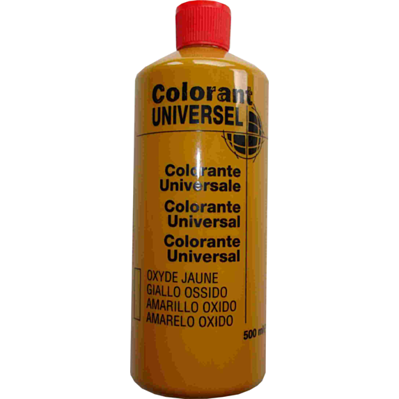 Colorant universel pour peinture oxyde jaune 500ml