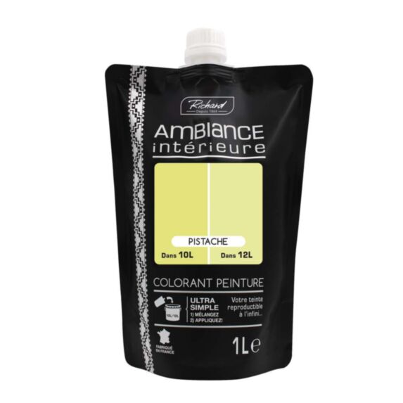 Colorant spécial peinture acrylique monodose 1L Pistache