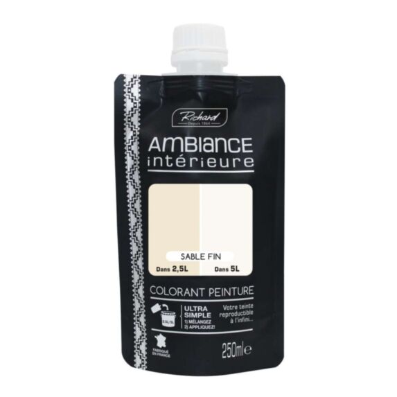 Colorant spécial peinture acrylique monodose 250ML Sable fin