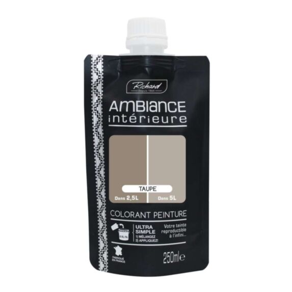 Colorant spécial peinture acrylique monodose 250ML Taupe