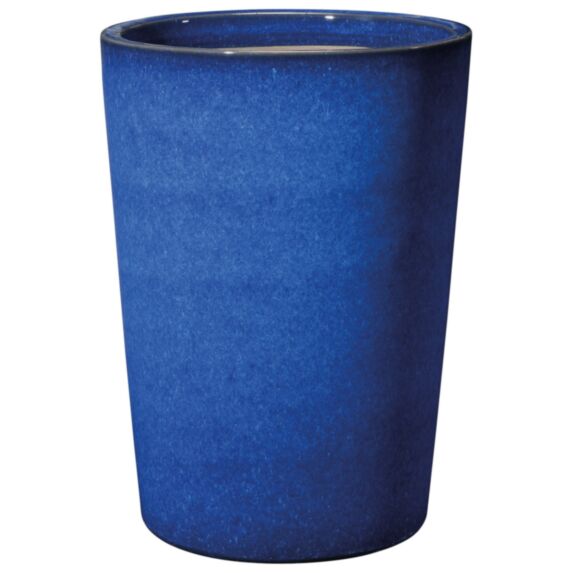 Pot outdoor flamenco deroma, bleu en terre cuite d39xh46cm - DEROMA