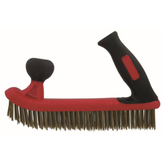 Brosse à main rabot acier laitonné dur - SCID