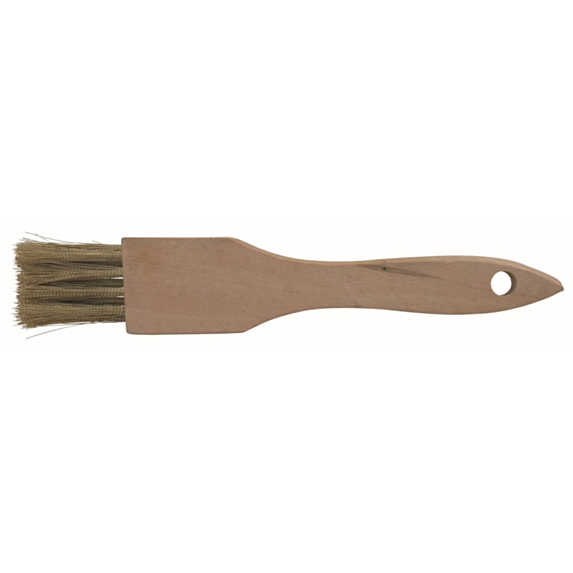 Brosse pinceau fils acier laitonné - SCID