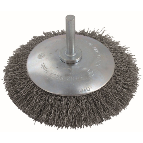 Brosse cuvette fils acier ondulés Ø 90mm - SCID