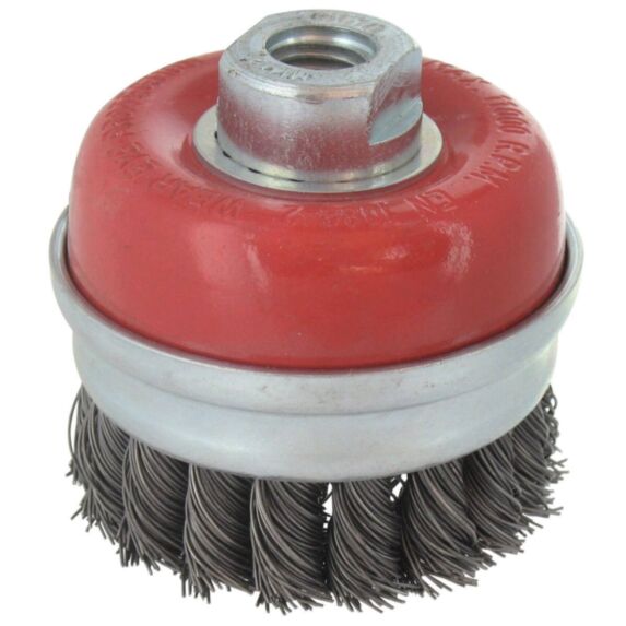 Brosse coupe mèches inox torsadées Ø70mm - SCID