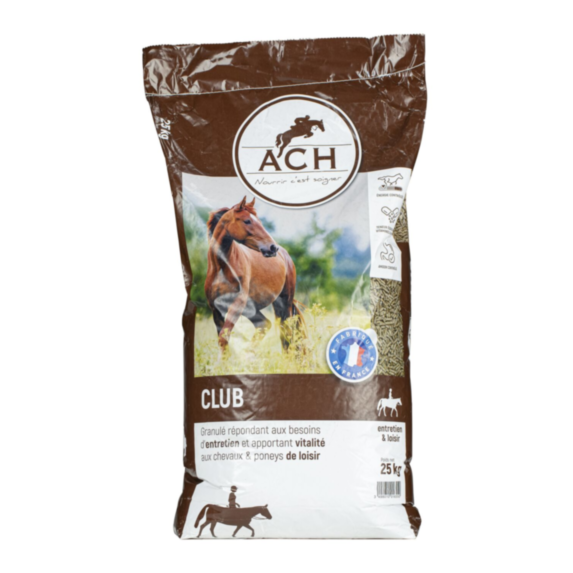 Aliment cheval granulé club 25 kg - ACH