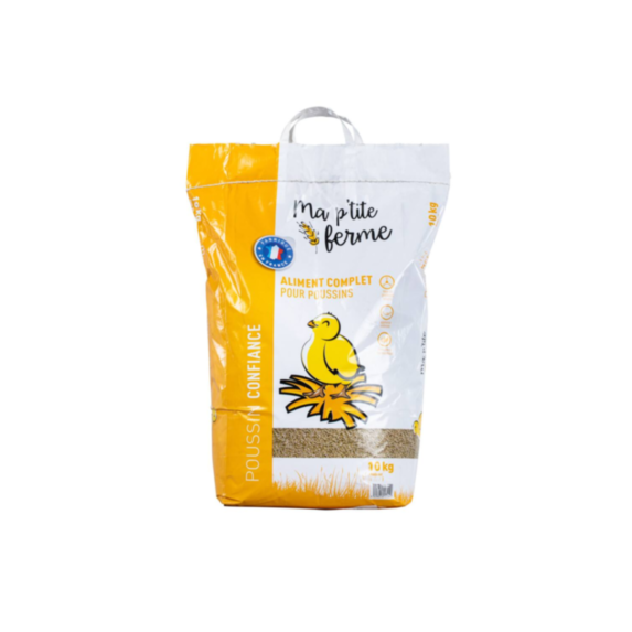 Aliment Complet Poussin Confiance 10kg Sans OGM - MA P'TITE FERME