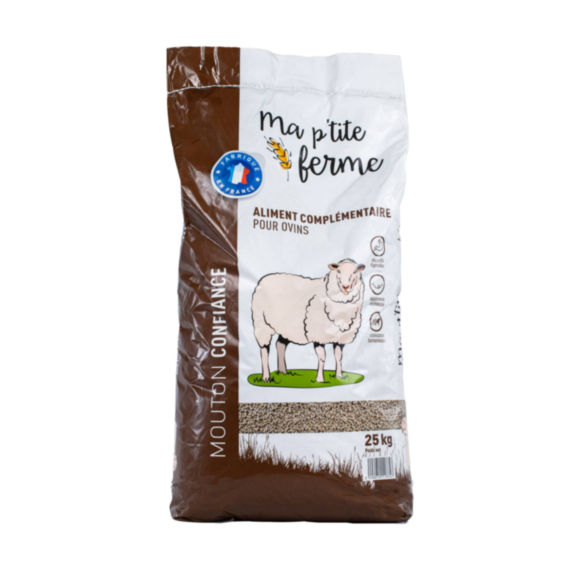 Aliment Complet Mouton/Agneau Confiance 25kg Sans OGM - MA P'TITE FERME