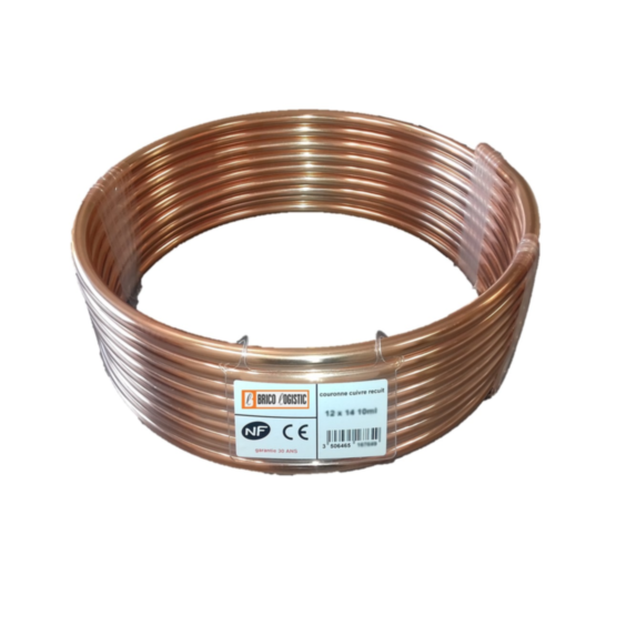 Tube cuivre couronne recuit D.10 5M