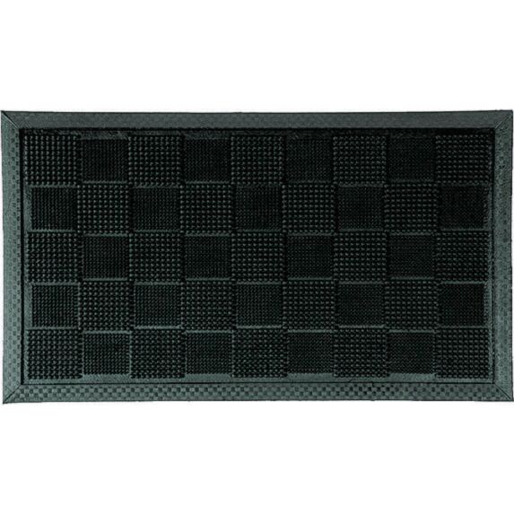 Tapis d'extérieur grattant Hilo 70x40cm noir - CORYL