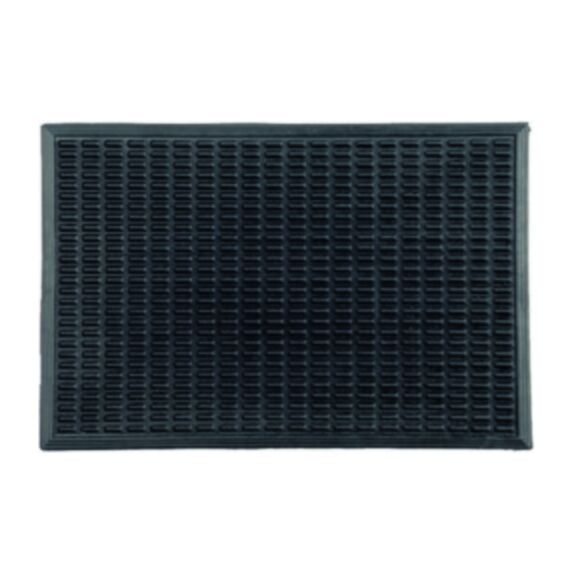 Tapis d'extérieur grattant Hastings caoutchouc 60x40cm noir - CORYL