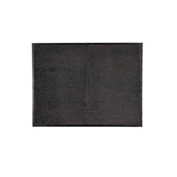 Tapis d'entrée absorbant anti poussière Tania 80x60cm noir - CORYL