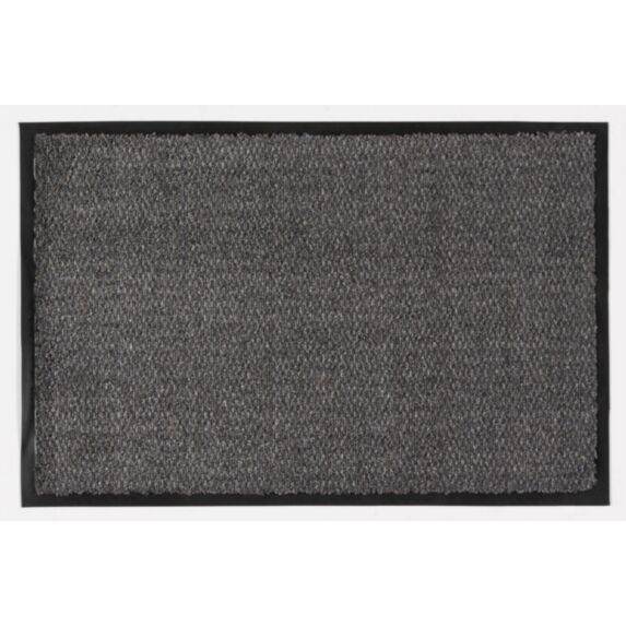 Tapis d'entrée absorbant et anti poussière Queyras 58x69cm gris - CORYL