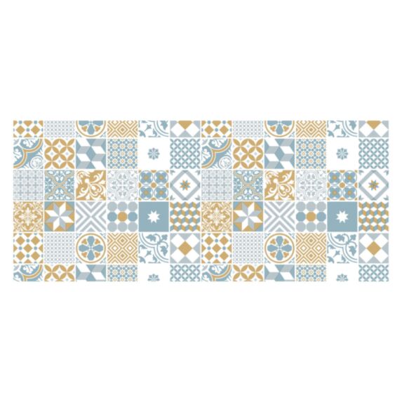 Film Adhésif Déco Multi Surface Carreaux De Ciment Honey 45x200cm