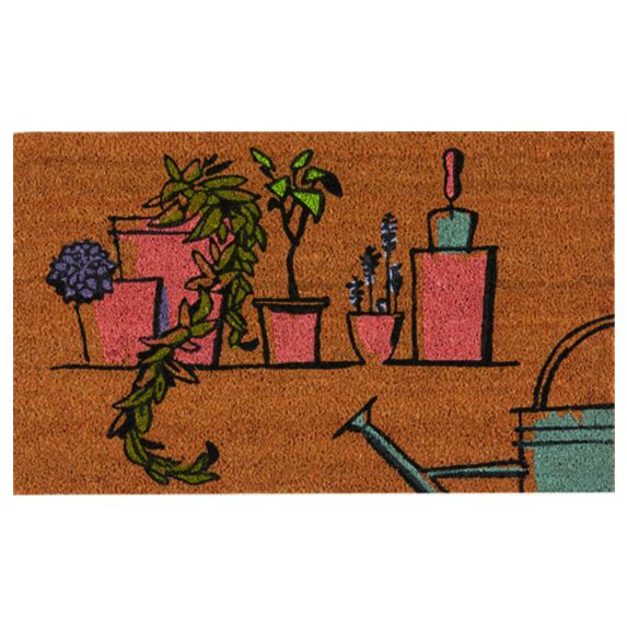 Tapis abrité brossant Eco-Co Jardin 75x45cm - CORYL