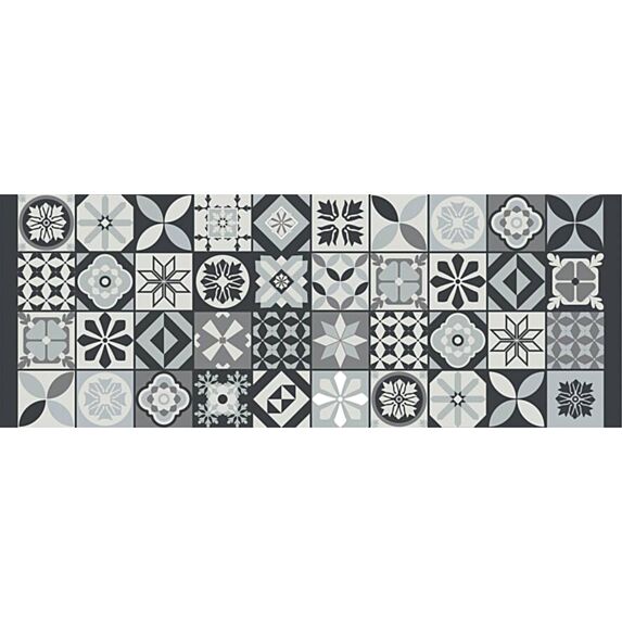 Tapis intérieur absorbant Praz Mix 80x45cm gris - CORYL