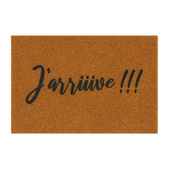 Tapis abrité brossant Newco J'arrive 60x40cm - CORYL