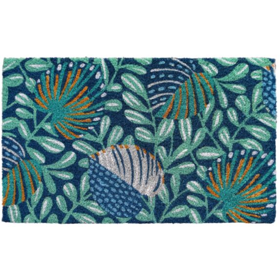 Tapis d'entrée abrité Coco Folie Jungle 75x45cm