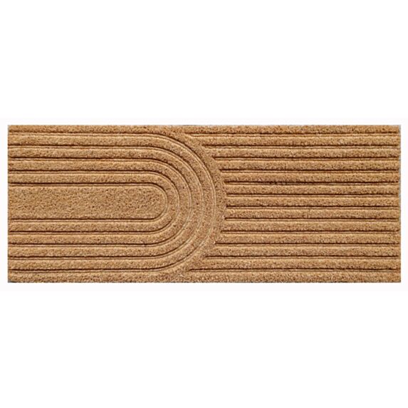 Tapis d'entrée abrité Coco Frappe Geo 75x30cm