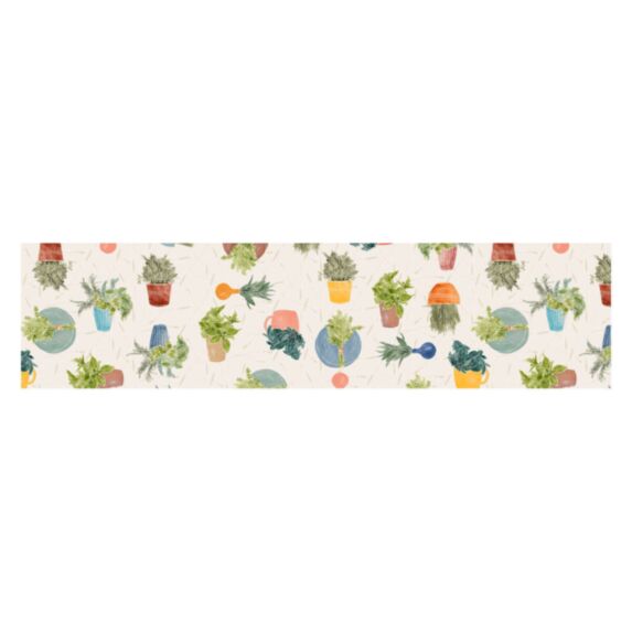 Nappe Salvador coton enduit L.140cm Aromates - CORYL