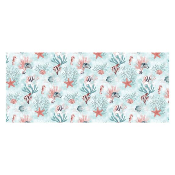 Nappe TC Lautrec L.140cm motif Mer - CORYL